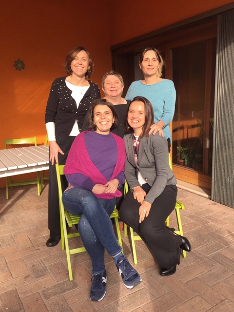 Le attrici Maria Ariis, Carla Manzon, Paola Salvi e le avvocate Grazia Pirozzi, Daniela Vaccher